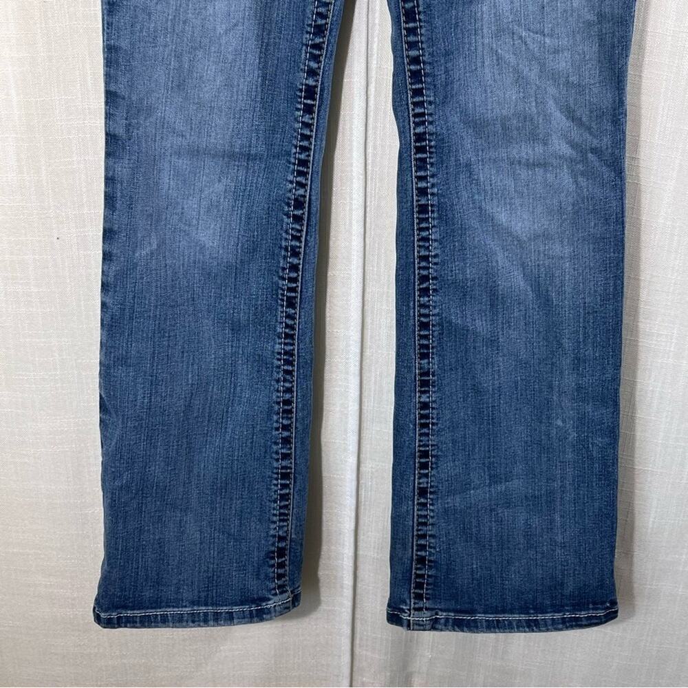 Ariat Real Denim Bootcut Embroidered Pockets Jeans Size 28S - Picture 3 of 15